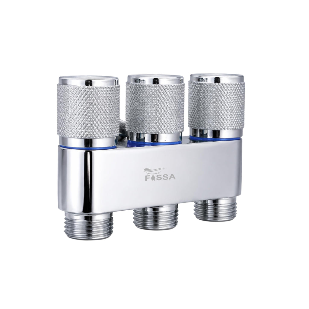 3 Way Galaxy Silver Laundry Faucet Stainless Steel Angle Valve Without Nozzle-0