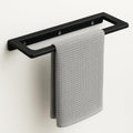 Ceramic Wall Mounted Towel Shelf Black Quartz (RB-126)-0