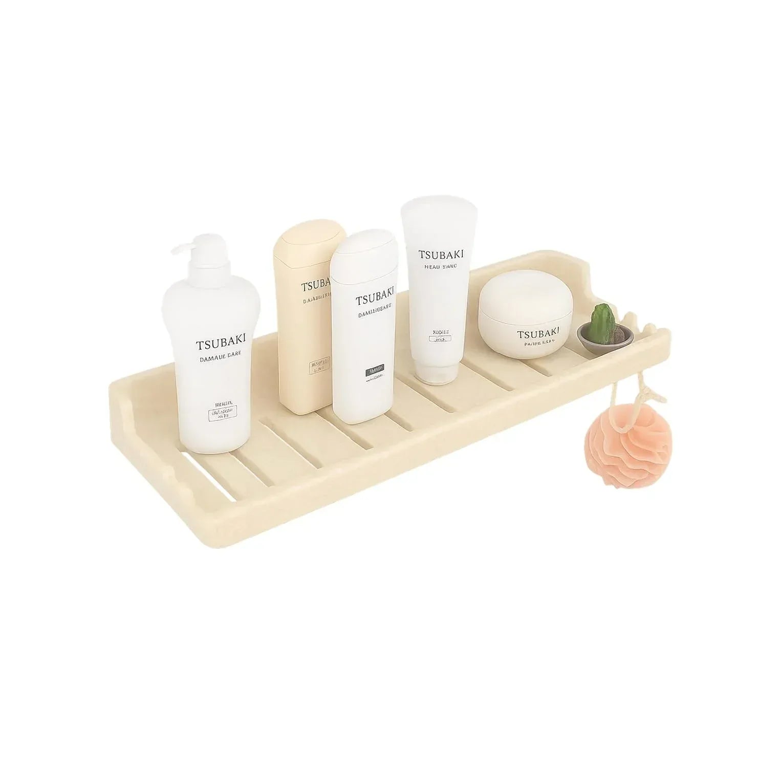 Classic Ceramic Wall Mounted Shelf Rack –  Ivory (Glossy Finish) (RM-129)-0