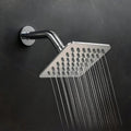 Colva (4x4 Inches) 304- Grade Stainless Steel Chrome Finish Overhead Shower With Arm (9 Inch)-0