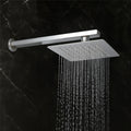 Ultra (6x6 Inches) 304- Grade Stainless Steel Chrome Finish Overhead Shower With Arm (12 Inch)-0