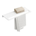 Ceramic Wall Mounted Towel Shelf White Quartz (RW-127)-0