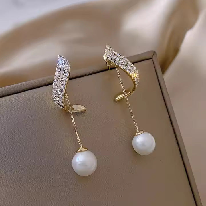 Pearl Drop & Dangler Earring - Sori Style-0