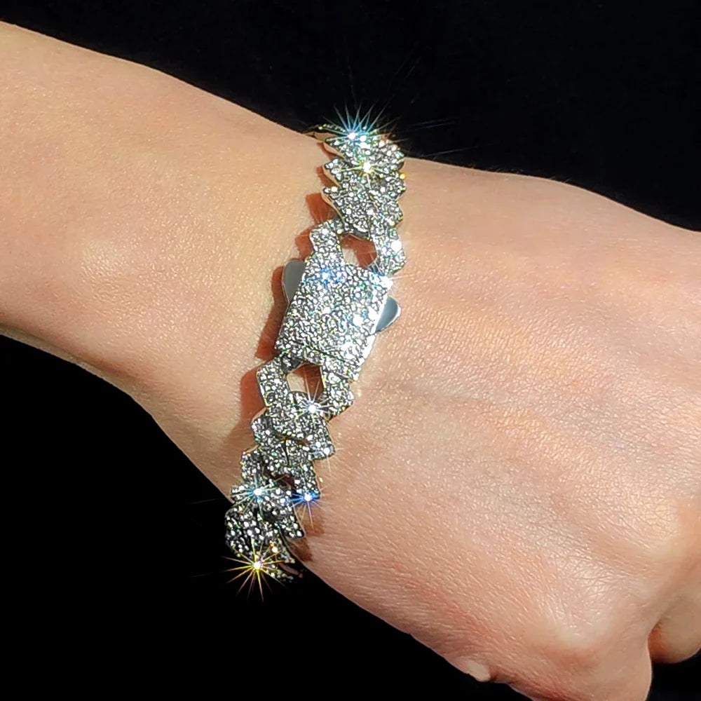 14MM Cuban Link Chain Bracelet-1