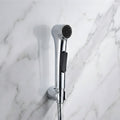 Aqua Silver ABS Health Faucet with 1 Meter 304-Grade SS Hose Pipe & Hook-0