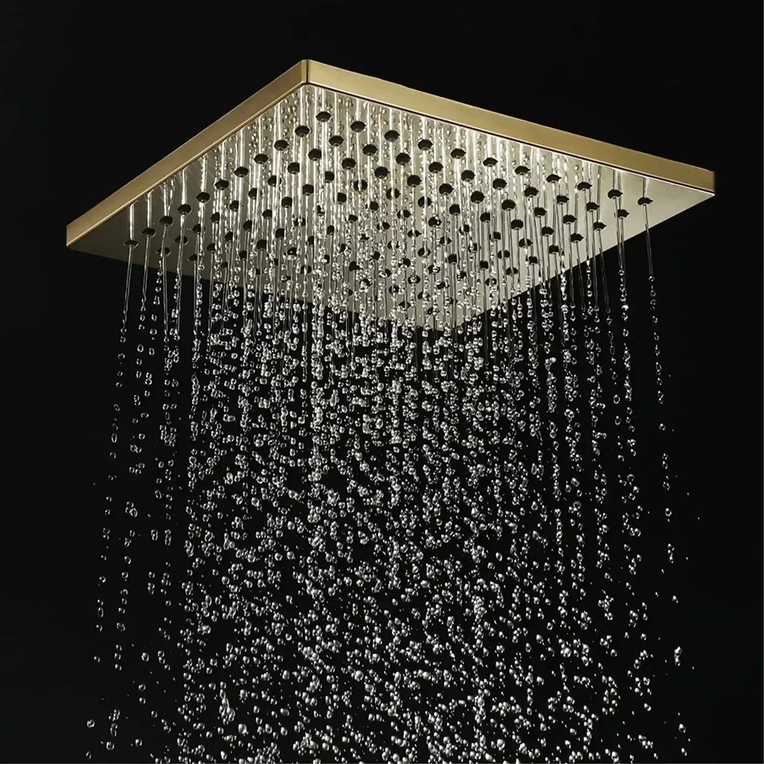 6 Inch Rainfall Overhead Shower Gold 304 Stainless Steel-4