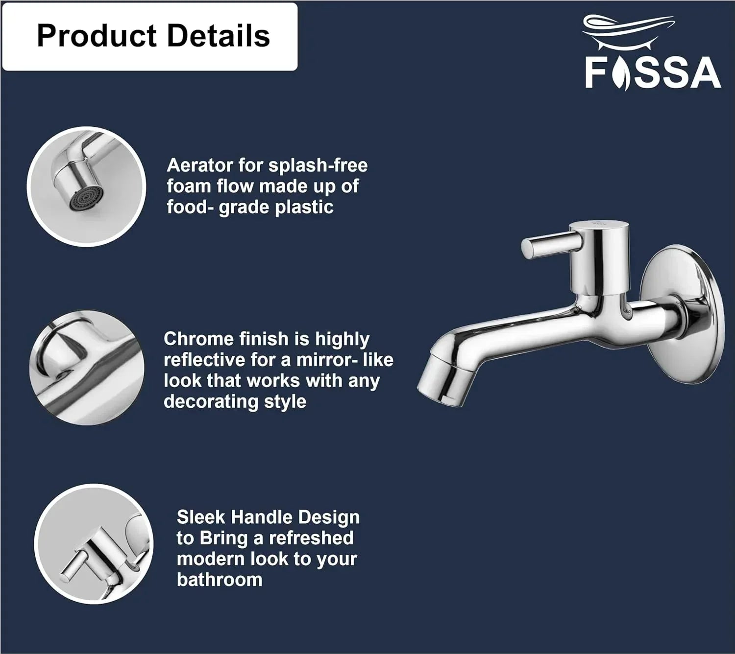 Orbit Brass Faucet Bib Cock Tap (Long Body)-2