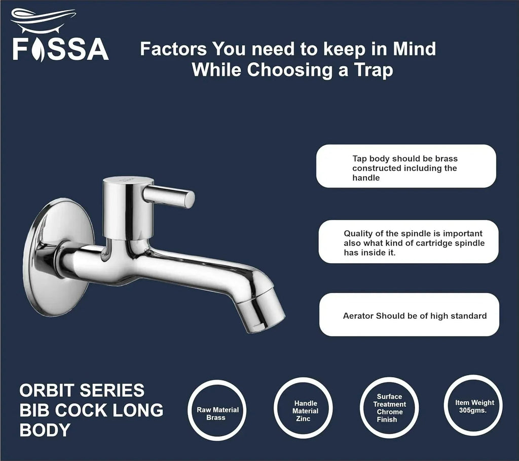 Orbit Brass Faucet Bib Cock Tap (Long Body)-3