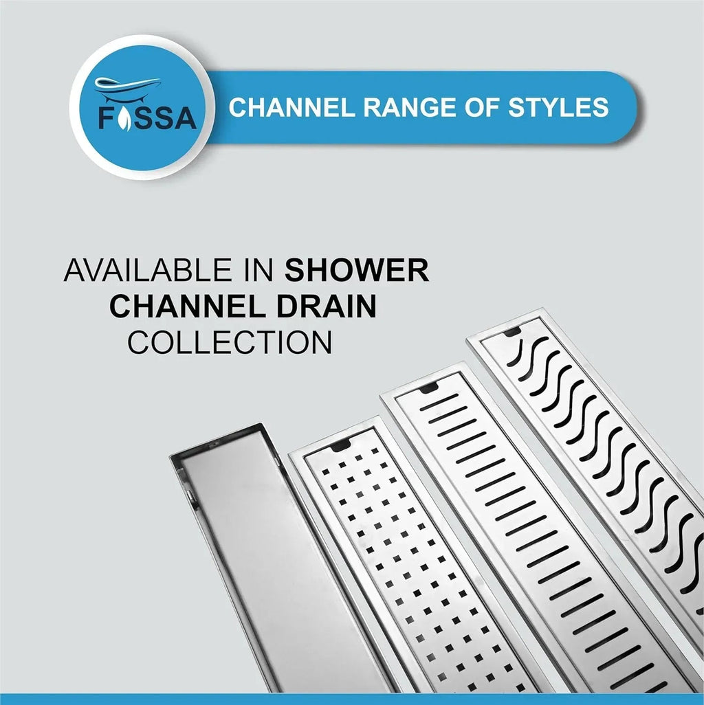 Ultra (24 x 4 Inches) 304 Grade Brushed Shower Drain Channel Floor Drain-4
