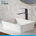 Opera Extended Body Brass Wash Basin Mixer Tap (Black)