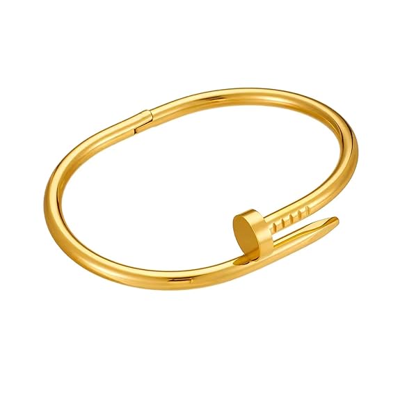 Elegant Nail Bracelet -Minimalist Screw Bangle Jewelry-0
