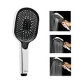 Thunder Black 3-Mode Luxury Handheld Shower Head Black chrome-0